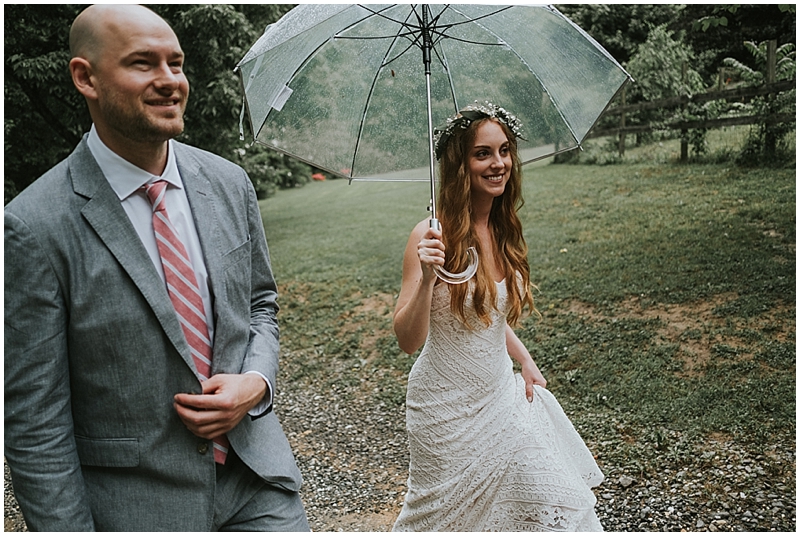 moody outdoor wedding Raleigh