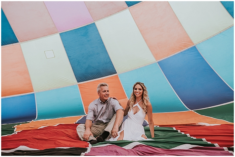 hot air balloon proposal 