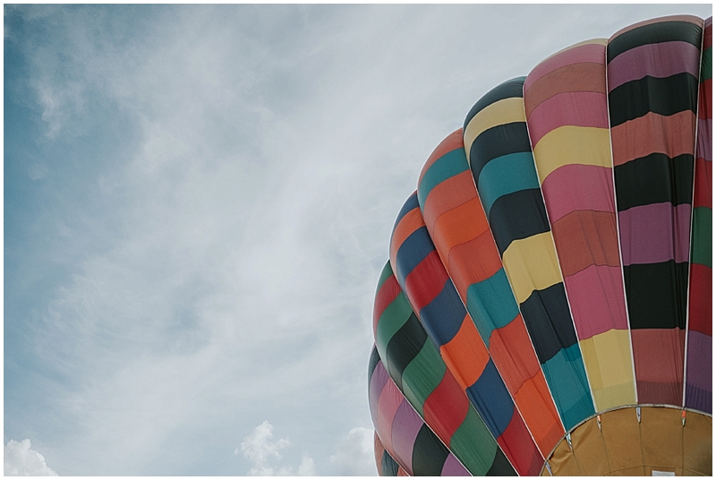 hot air balloon wedding 