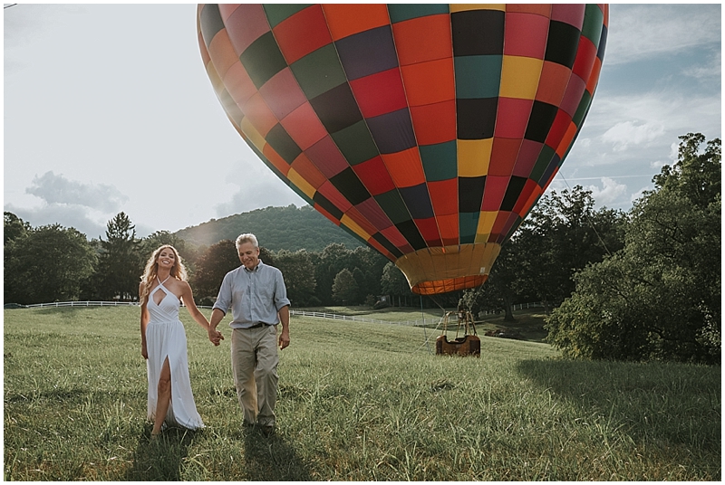 Hot Air Balloon Engagement Session 