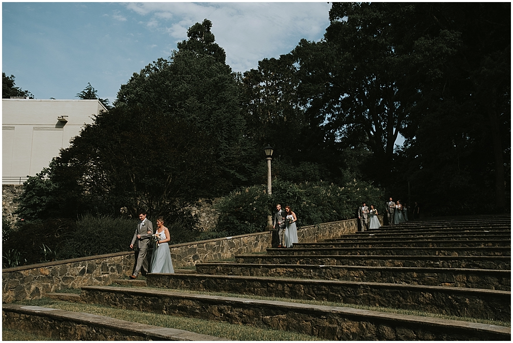 Raleigh Municipal Rose Garden Wedding