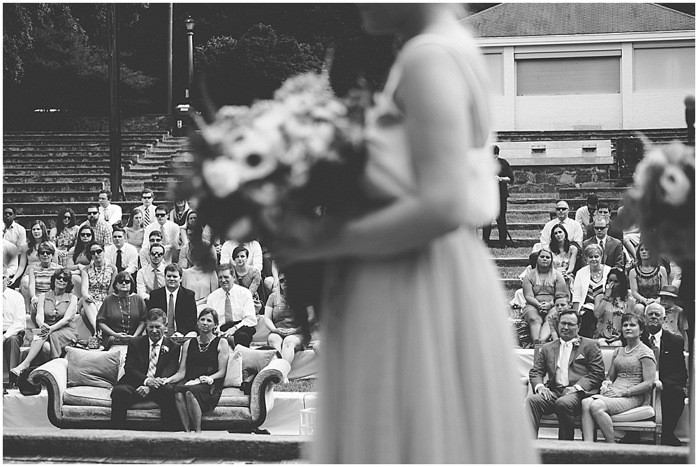 Raleigh North Carolina outdoor wedding ceremony 