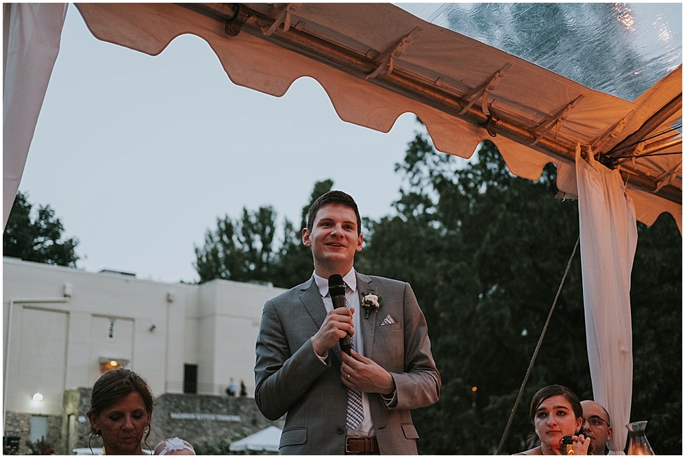 Raleigh Outdoor Wedding reception 