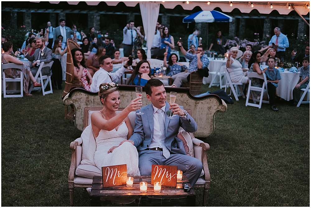 Raleigh Outdoor Wedding reception 