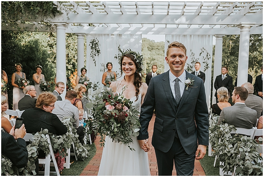 Highgrove estate fuquay varina wedding ceremony 