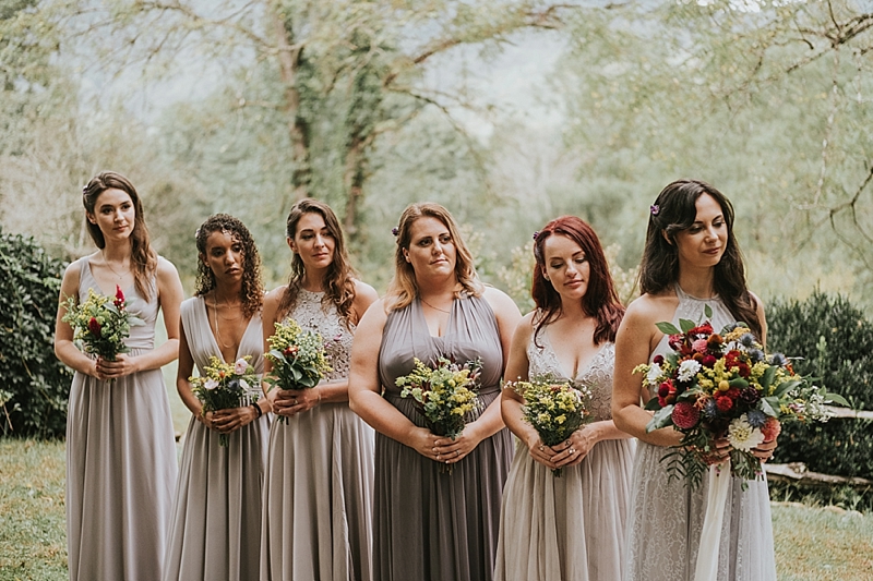 the barn of chapel hill boho wedding 