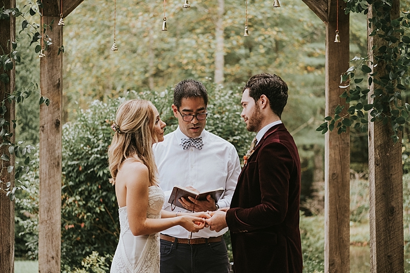 raleigh boho outdoor wedding 