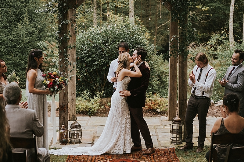 bohemian wedding at the Umstead Cary NC 