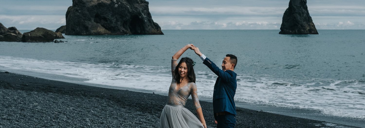 Stunning Elopement in Scenic + Moody South Iceland | Alice + Chris