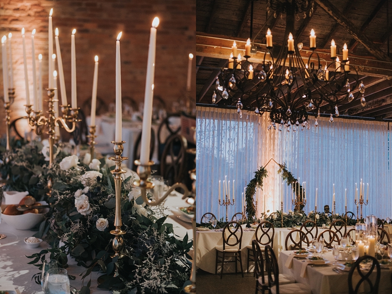 elegant wedding reception decor