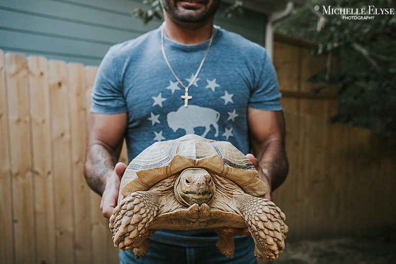 Veterinarian engagement session