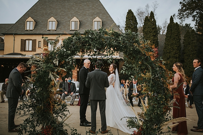 Grove Park Inn Country Club wedding ceremony