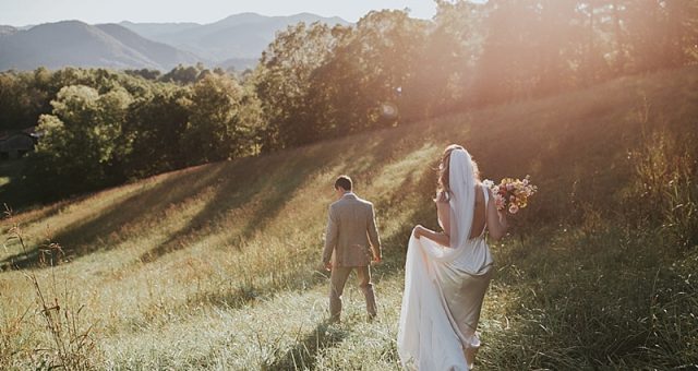 The Ridge Wedding Full of Pampas Grass and Starry Skies | Sarah + Scott