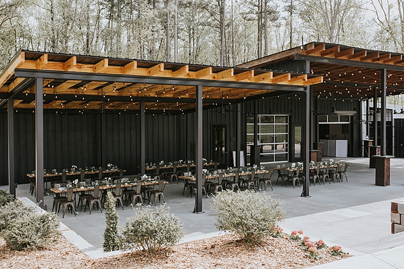 Raleigh outdoor industrial wedding venue