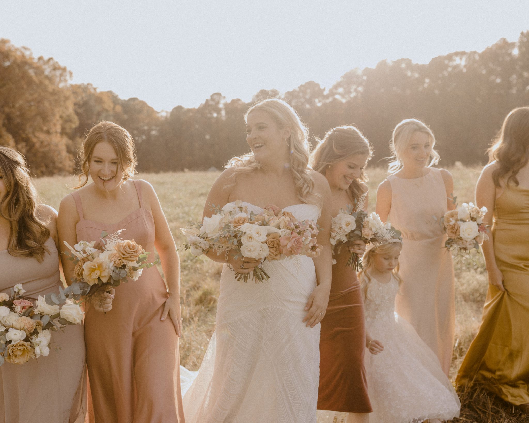 Best Raleigh Wedding Photographer Captures Glamorous Autumn Event