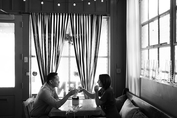 Modern Candid Charlotte Engagement Session in Noda