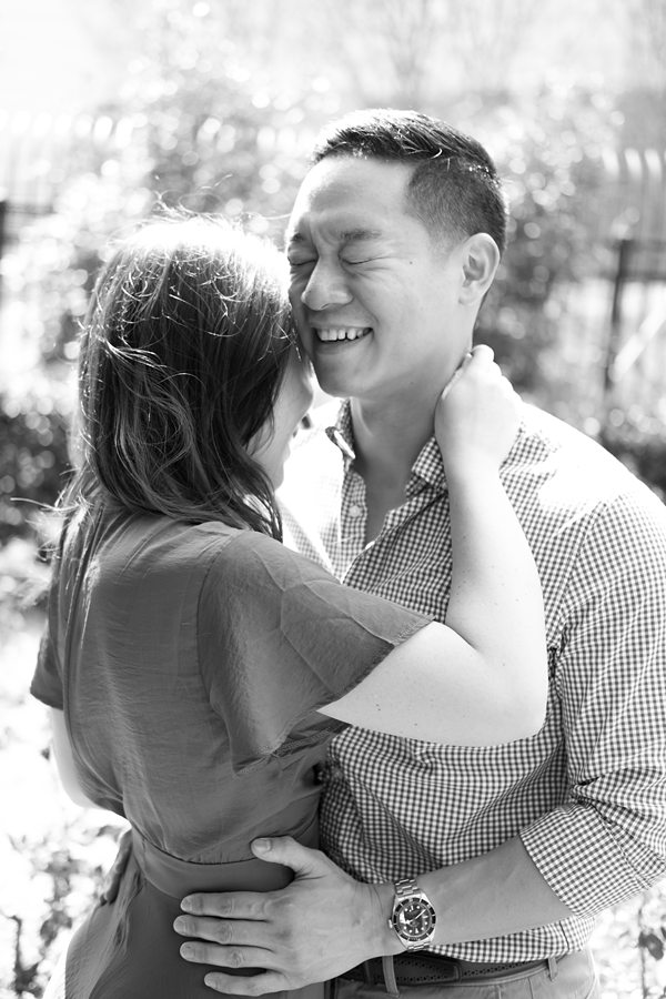 Modern Candid Charlotte Engagement Session in Noda