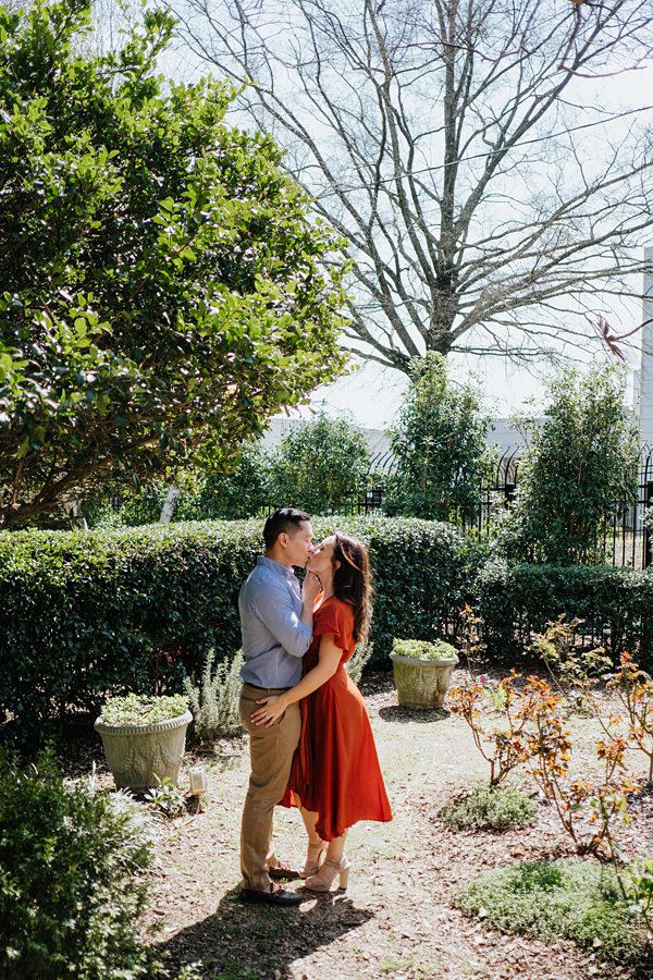 Modern Candid Charlotte Engagement Session in Noda