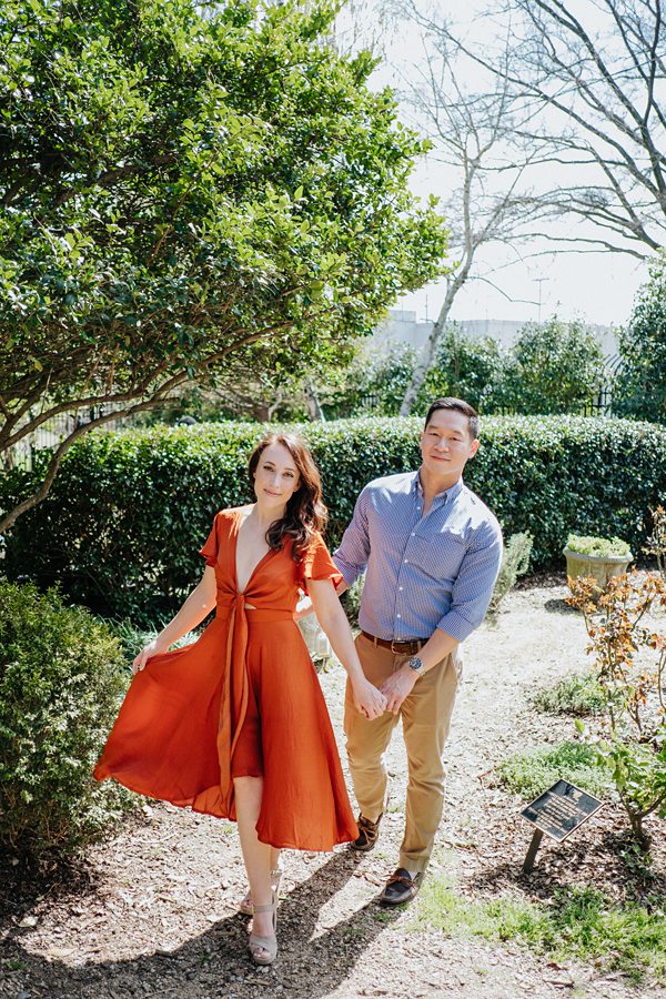 Modern Candid Charlotte Engagement Session in Noda