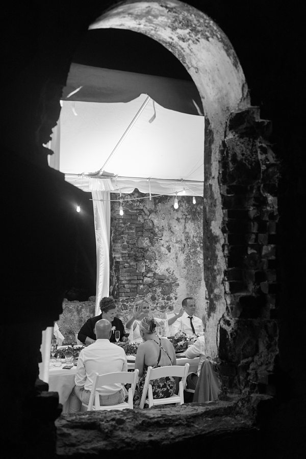 Pigeon Island wedding reception