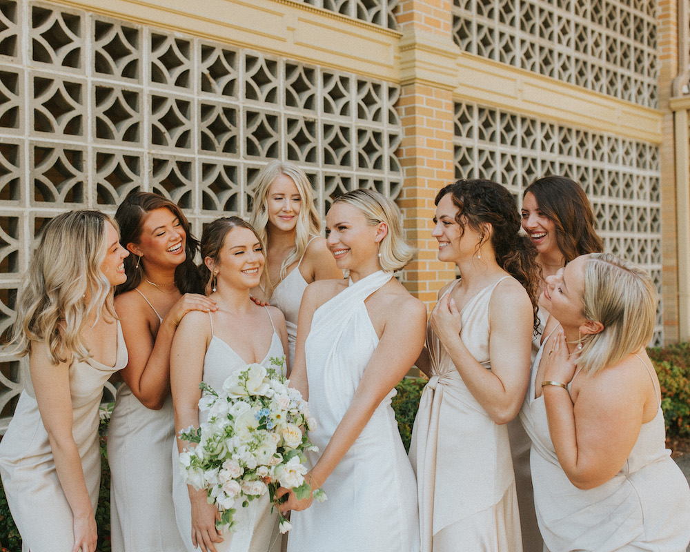 How to Pose with Your Wedding Party On Your Wedding Day - Atlanta, GA