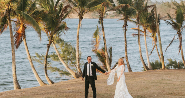 St. Lucia Wedding at Pigeon Island next to Torquise Waters | Sam + Jason
