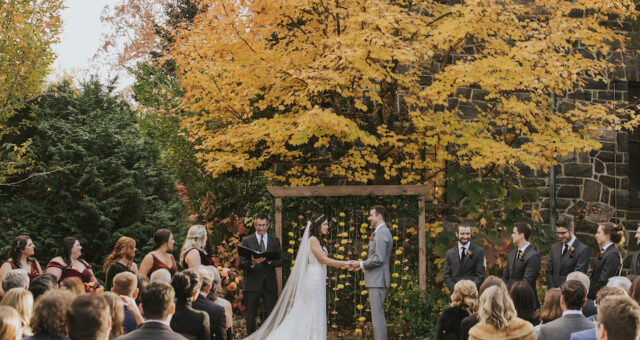 A Castle Wedding in the Peak of Fall | Asheville Editorial Wedding Photography at My Beloved Homewood | Michelle  & Jake