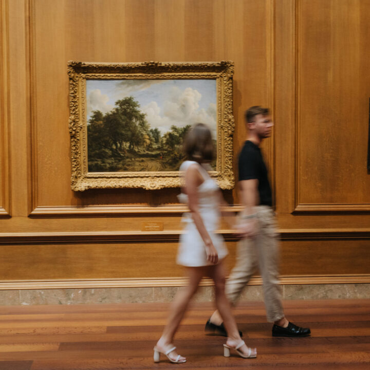 National Gallery of Art Engagement Session in Washington DC | S & H