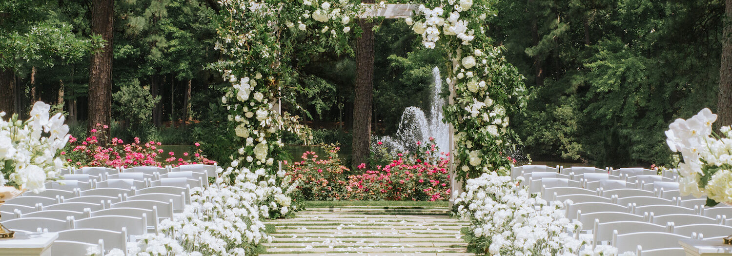 Elegant White Orchid Filled Wedding at The Umstead Hotel - Planned & Designed by A Southern Soiree