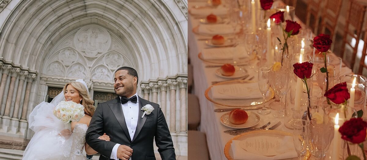 Romantic New Jersey Wedding in Newark at Cathedral Basilica of the Sacred Heart + Nanina's - planned by The Wedding Planning Co