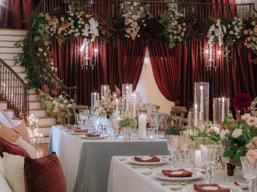 ROMANTIC & MOODY FLORAL FILLED BARN WEDDING