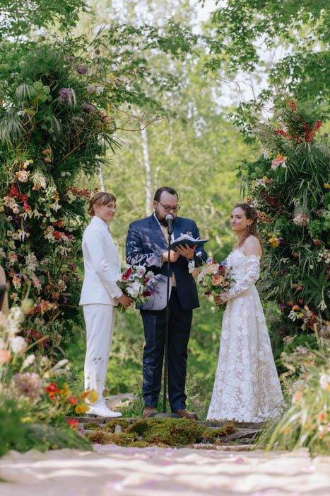 top lgbtqia affirming wedding photographer with luxury editorial documentary style